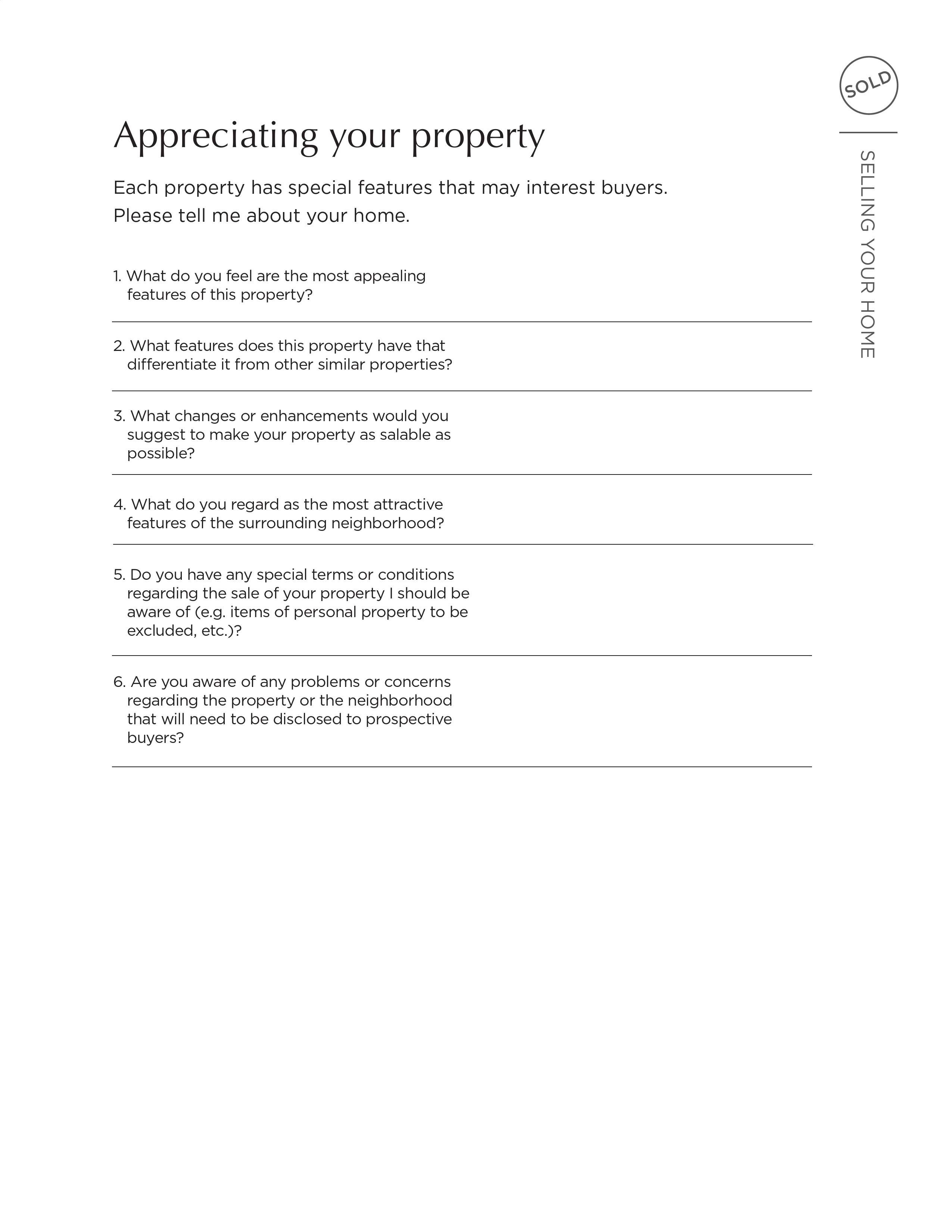 Appreciating Your Property